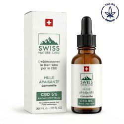 Huile CBD Apaisante 5% | Swiss Nature Care