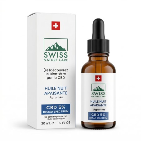 Huiles CBD Nuit 5% | Swiss Nature Care